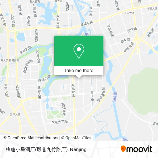 榴莲小星酒店(殷巷九竹路店) map