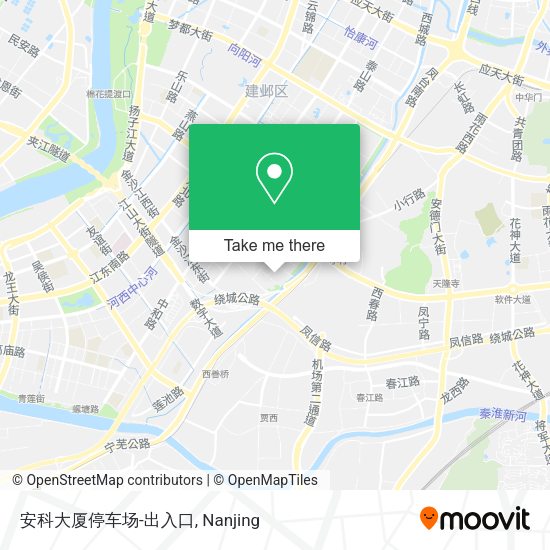 安科大厦停车场-出入口 map