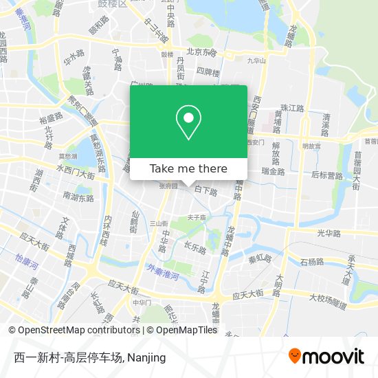 西一新村-高层停车场 map