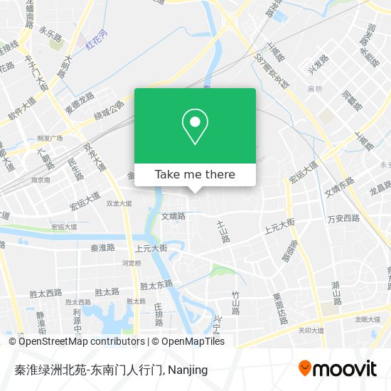 秦淮绿洲北苑-东南门人行门 map