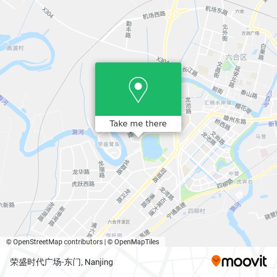 荣盛时代广场-东门 map