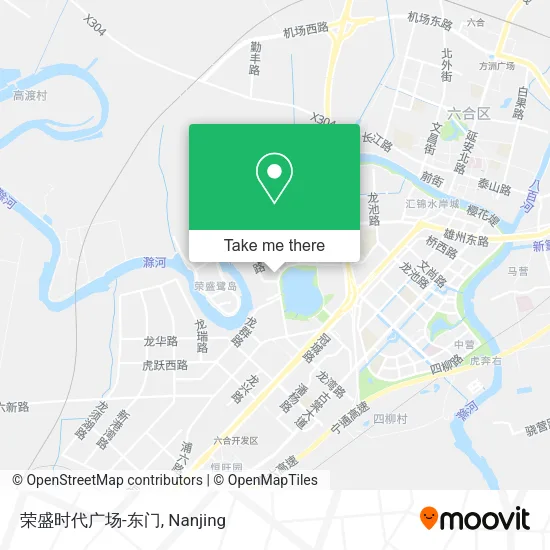 荣盛时代广场-东门 map