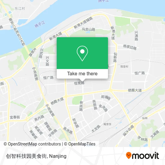 创智科技园美食街 map