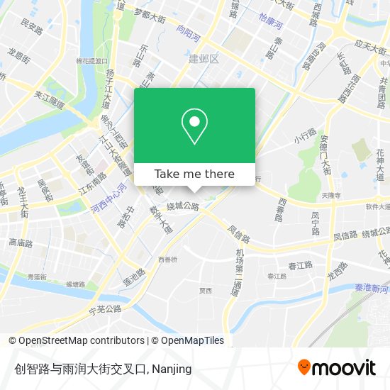 创智路与雨润大街交叉口 map