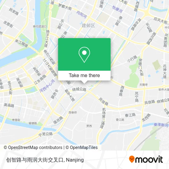 创智路与雨润大街交叉口 map