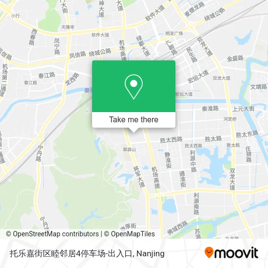 托乐嘉街区睦邻居4停车场-出入口 map
