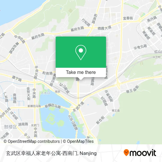 玄武区幸福人家老年公寓-西南门 map