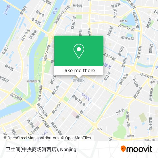 卫生间(中央商场河西店) map
