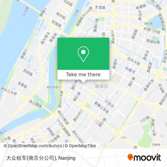大众租车(南京分公司) map