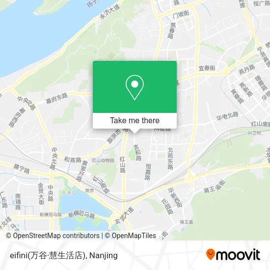 eifini(万谷·慧生活店) map