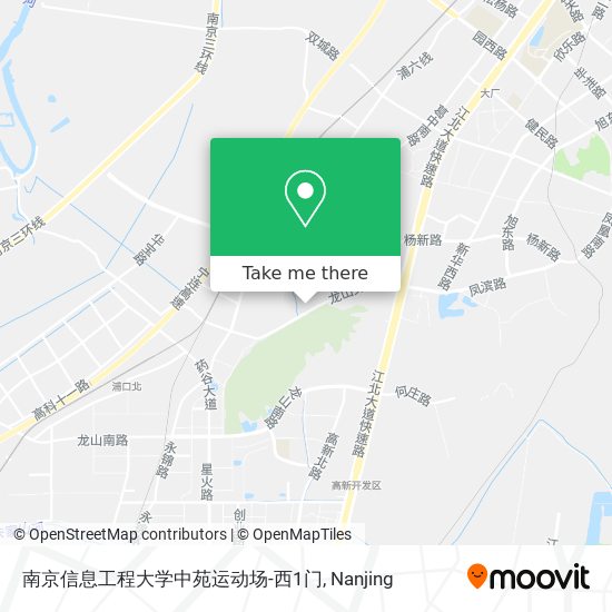南京信息工程大学中苑运动场-西1门 map