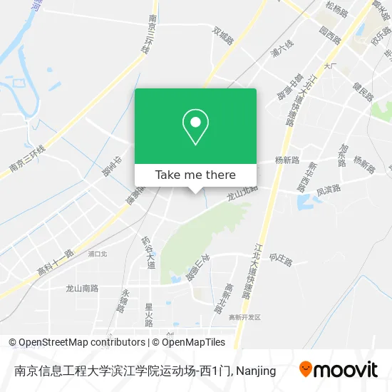 南京信息工程大学滨江学院运动场-西1门 map
