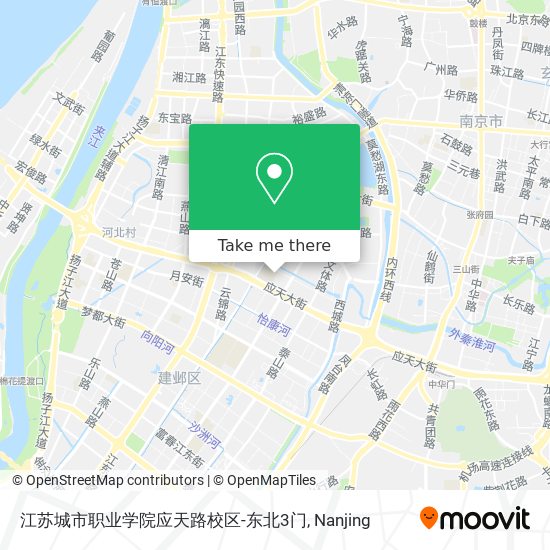 江苏城市职业学院应天路校区-东北3门 map