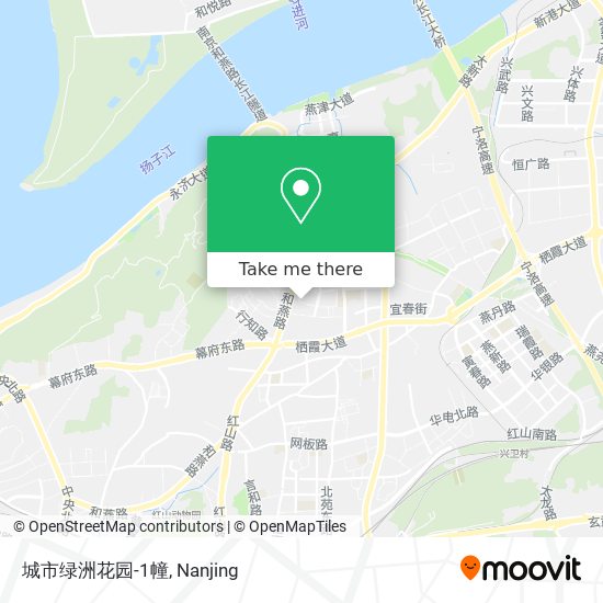 城市绿洲花园-1幢 map