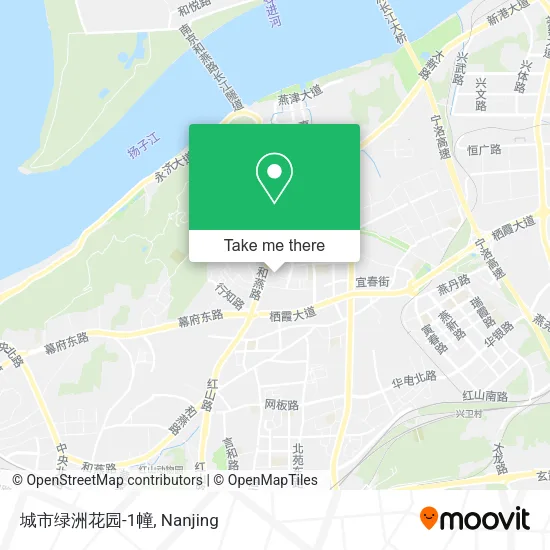 城市绿洲花园-1幢 map
