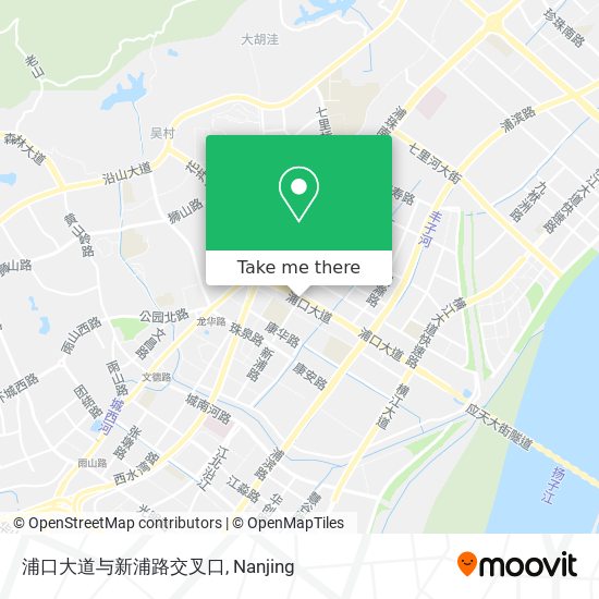 浦口大道与新浦路交叉口 map