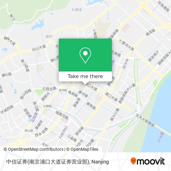 中信证券(南京浦口大道证券营业部) map