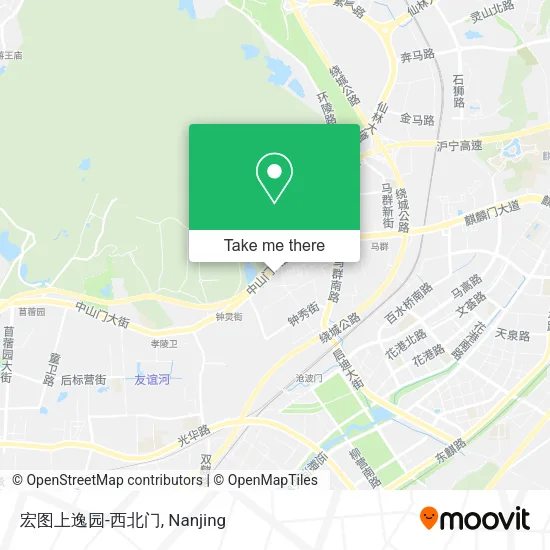 宏图上逸园-西北门 map