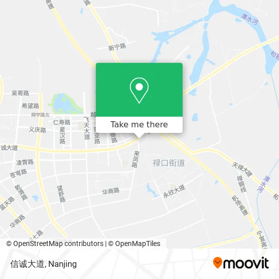 信诚大道 map