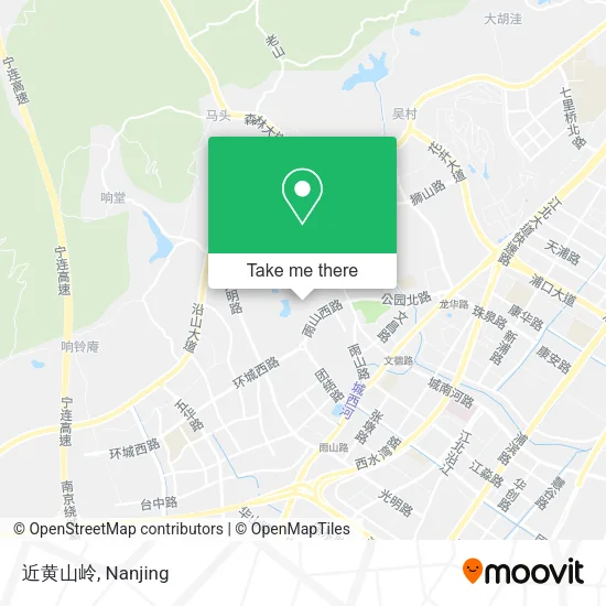 近黄山岭 map