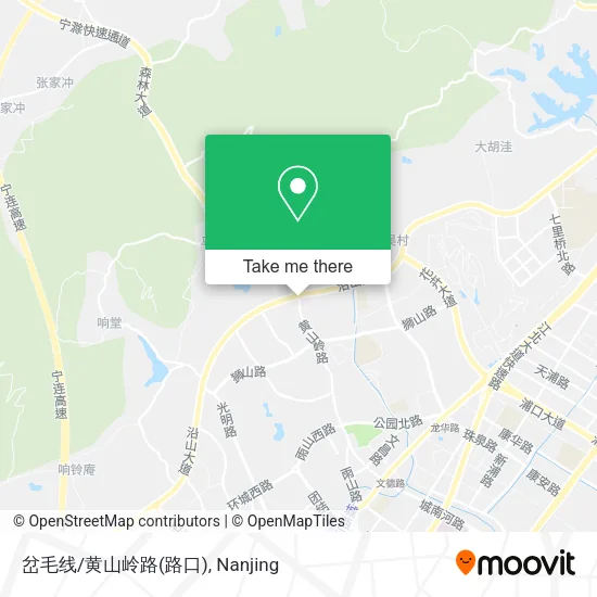 岔毛线/黄山岭路(路口) map
