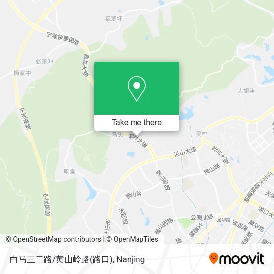 白马三二路/黄山岭路(路口) map
