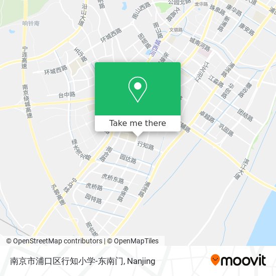 南京市浦口区行知小学-东南门 map