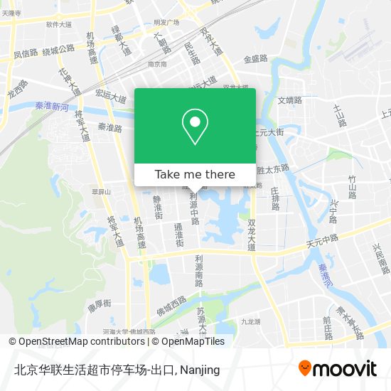 北京华联生活超市停车场-出口 map