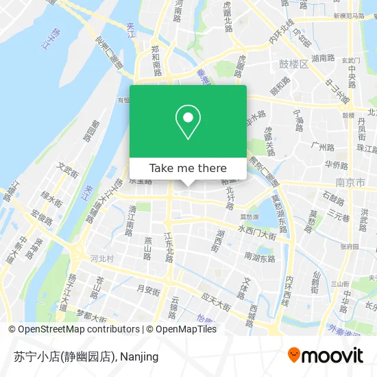 苏宁小店(静幽园店) map