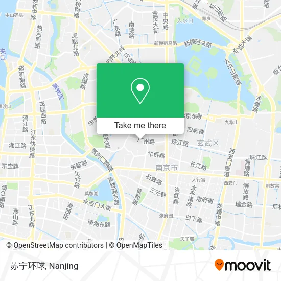 苏宁环球 map