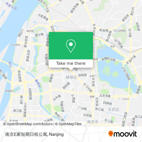 南京E家短期日租公寓 map