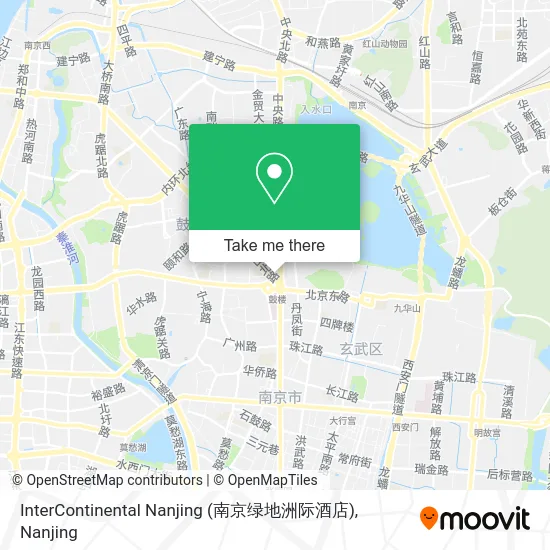 InterContinental Nanjing (南京绿地洲际酒店) map