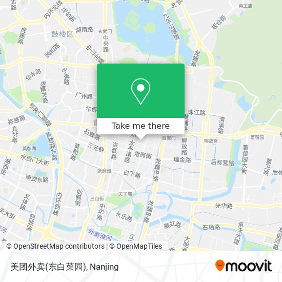 美团外卖(东白菜园) map