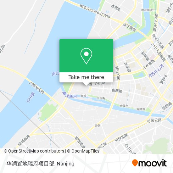 华润置地瑞府项目部 map