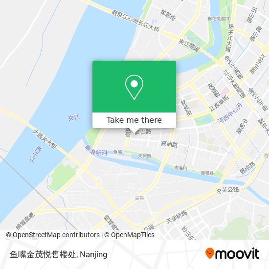 鱼嘴金茂悦售楼处 map
