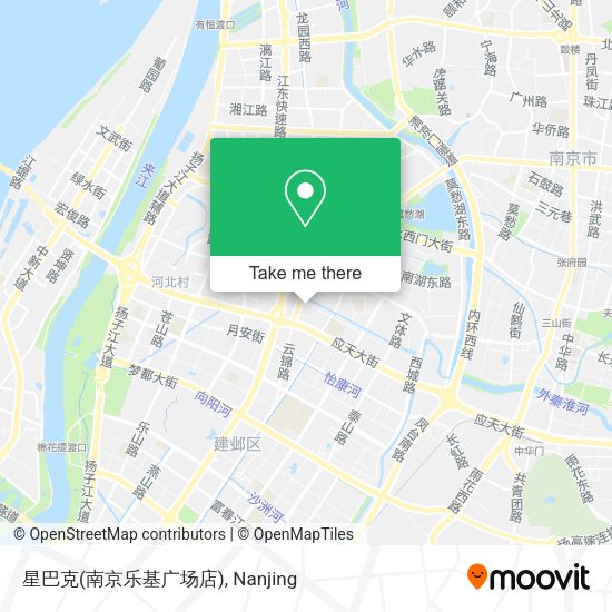 星巴克(南京乐基广场店) map