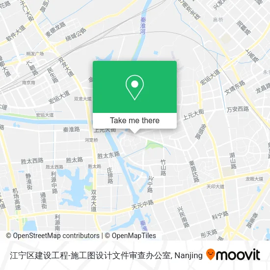 江宁区建设工程-施工图设计文件审查办公室 map