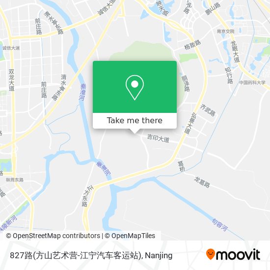 827路(方山艺术营-江宁汽车客运站) map