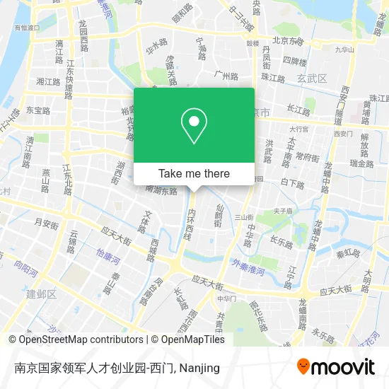 南京国家领军人才创业园-西门 map