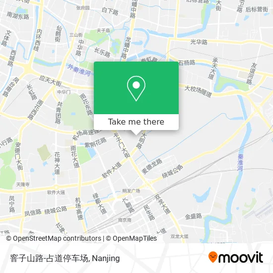 窨子山路-占道停车场 map