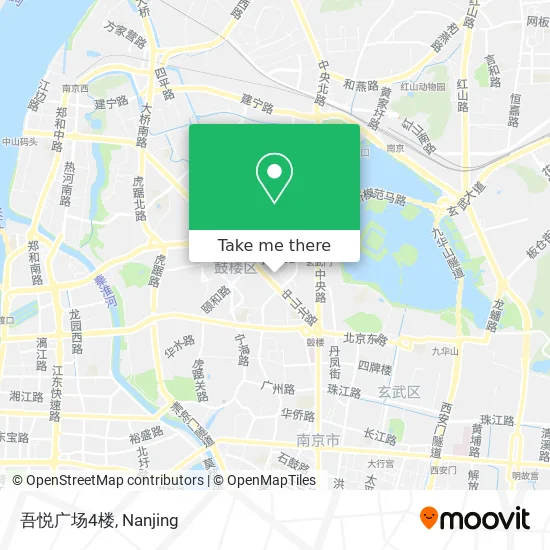 吾悦广场4楼 map