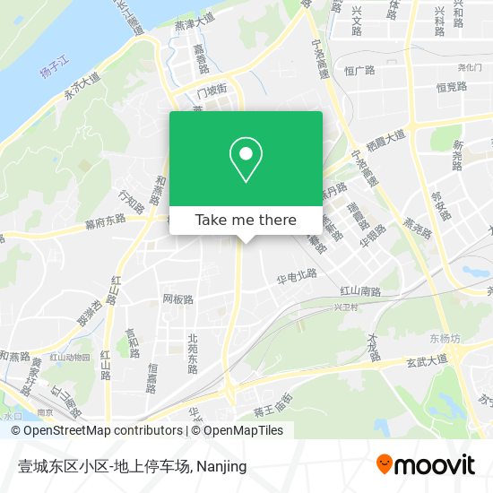 壹城东区小区-地上停车场 map