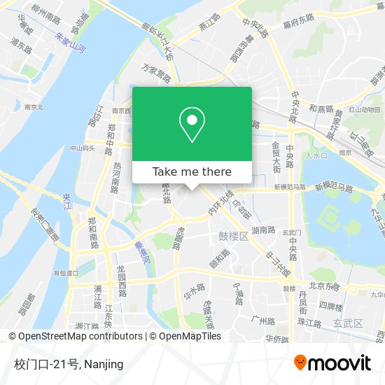 校门口-21号 map