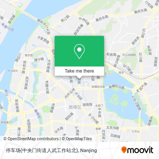停车场(中央门街道人武工作站北) map