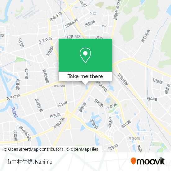 市中村生鲜 map