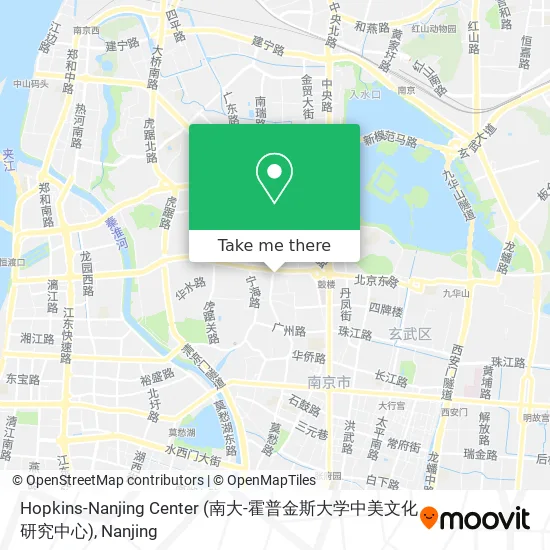 Hopkins-Nanjing Center (南大-霍普金斯大学中美文化研究中心) map