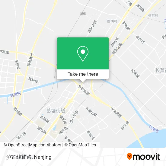泸霍线辅路 map