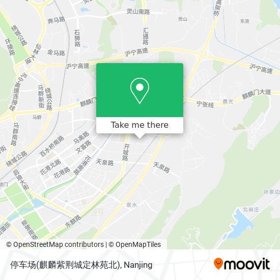 停车场(麒麟紫荆城定林苑北) map