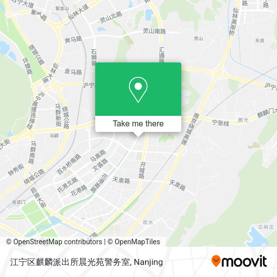 江宁区麒麟派出所晨光苑警务室 map