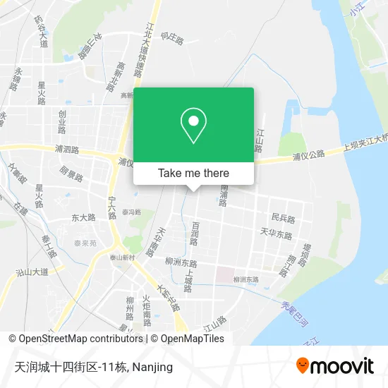 天润城十四街区-11栋 map